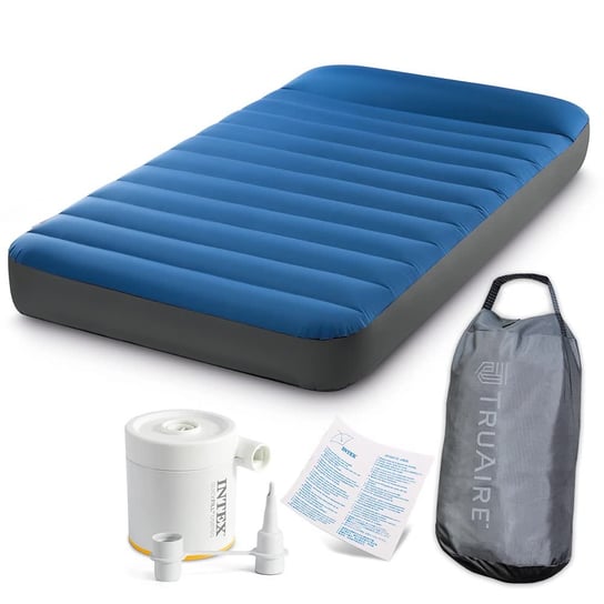 Materac dmuchany kempingowy + pompka USB 99 x 191 x 22 cm INTEX 64011 Intex