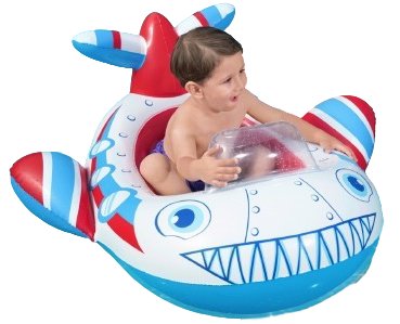Materac dmuchany SAMOLOT 109cm ponton łódka dla dzieci do wody pływania Bestway PakaNiemowlaka