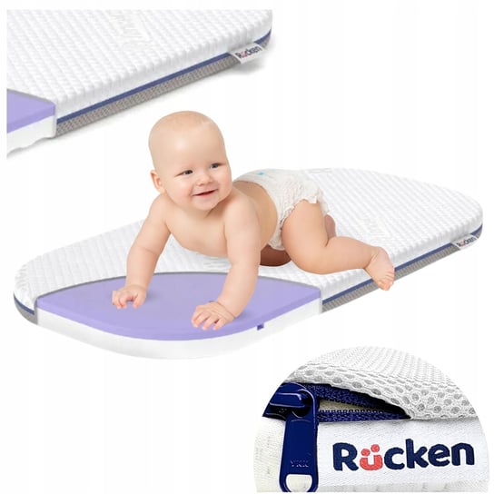 Materac do łóżeczka Chicco Baby Hug 75x37 piankowy antybakteryjny Rucken Rucken