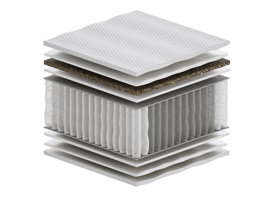 Materac kieszeniowy 100x160 cm Sennes Oskar HR Trawa Multipocket H2/H3 Sennes