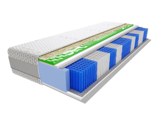 Materac kieszeniowy 140x185 cm Kaszmirowysen Divali Multipocket Visco Molet H2 Kaszmirowysen