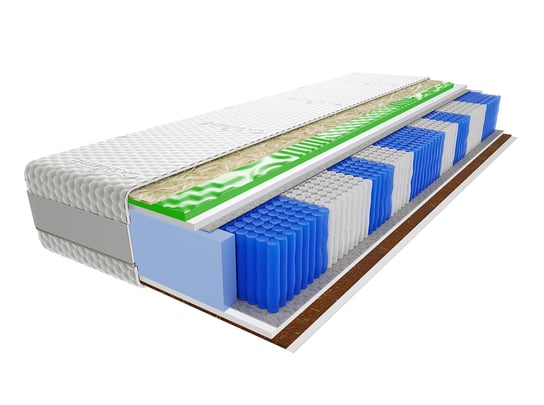 Materac kieszeniowy 90x200 cm Kaszmirowysen Anisa Visco Molet Multipocket H2/H4 Kaszmirowysen