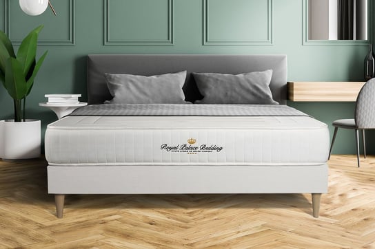 Materac Lancaster 180X220Cm, Grubosc : 22 Cm, Sprezyny Kieszeniowe I Pianka Z Pamiecia Ksztaltu, Wysoki, 3 Strefy Komfortu Royal Palace Bedding