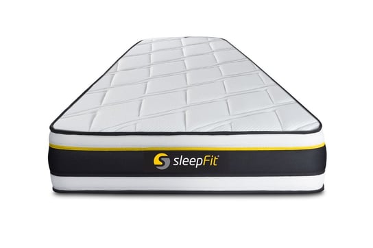 Materac Soft 100X200Cm, Grubosc : 19 Cm, Pianka Hd Z Kolózkami Mikropowietrznymi, Bardzo Wysoki, 3 Strefy Komfortu Sleepfit