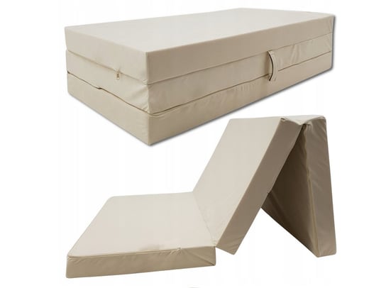 Materac turystyczny rozkładany fotel 200x120x10cm beżowy Odol-Plusz
