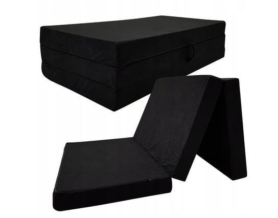 Materac turystyczny rozkładany fotel 200x120x10cm czarny Odol-Plusz