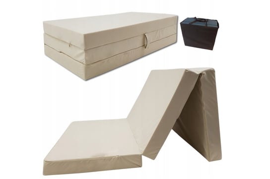 Materac turystyczny rozkładany fotel 200x80x10 beżowy Odol-Plusz