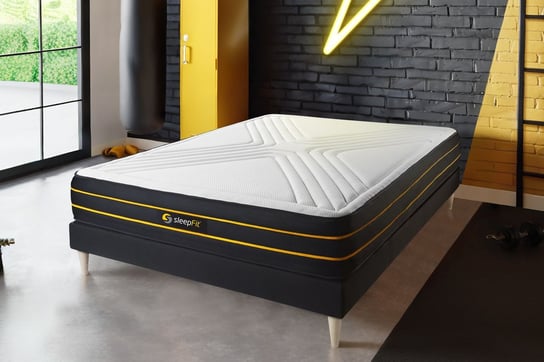 Materac Ultra 180X190Cm, Grubosc : 26 Cm, Pianka Z Pamiecia Ksztaltu I Mikro Sprezyny Kieszeniowe, Zrównowazony, 7 Strefy Komfortu Sleepfit