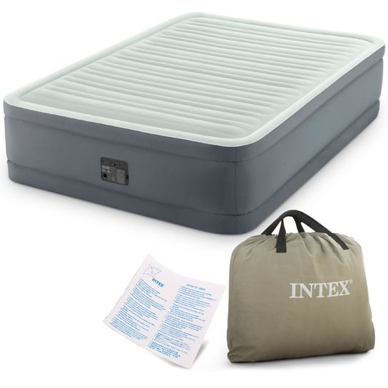 Materac welurowy PremAire z supernowoczesną pompką 137 x 191 x 46 cm INTEX 64904 Intex