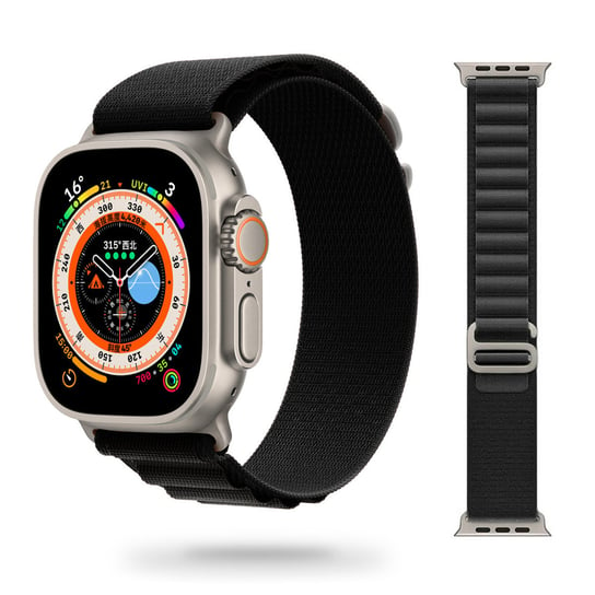 Materiałowy Pasek Apple Watch ( 38 / 40 / 41 Mm ) Czarny GK PROTECTION
