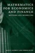 Mathematics for Economics and Finance Anthony Martin, Biggs Norman L.