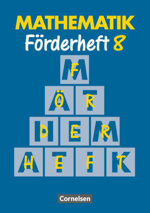 Mathematik für Sonderschulen Neu. Förderheft 8 Cornelsen Verlag Gmbh, Cornelsen Verlag