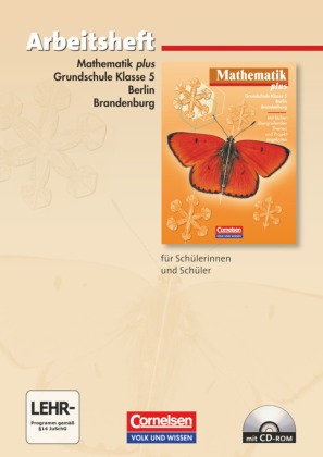 Mathematik plus. Grundschule 5. Schuljahr. Berlin und Brandenburg. Arbeitsheft Volk Wissen Vlg Gmbh U., Volk Und Wissen Verlag