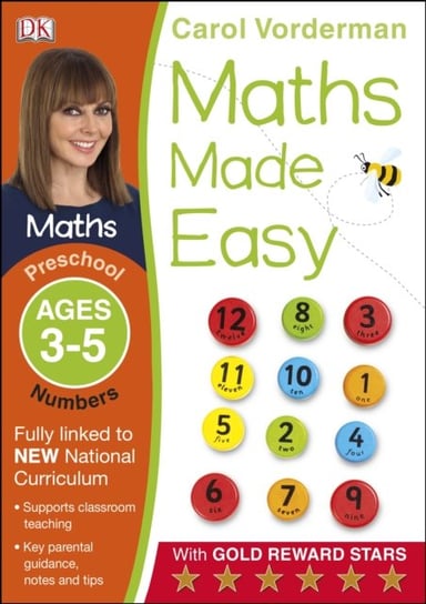Maths Made Easy: Numbers, Ages 3-5 (Preschool): Supports the National Curriculum, Maths Exercise Boo Vorderman Carol