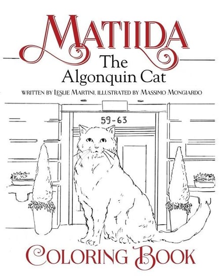 Matilda, The Algonquin Cat Coloring Book Leslie Martini