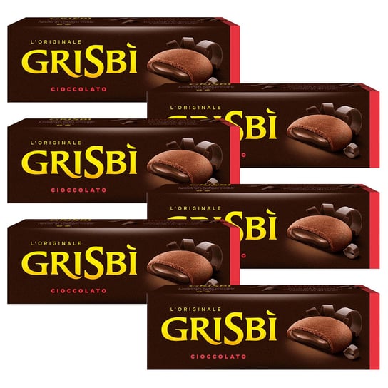 MATILDE VICENZI Grisbi Cioccolato - Włoskie biszkopty z nadzieniem czekoladowym 150g 6 paczek Inna marka