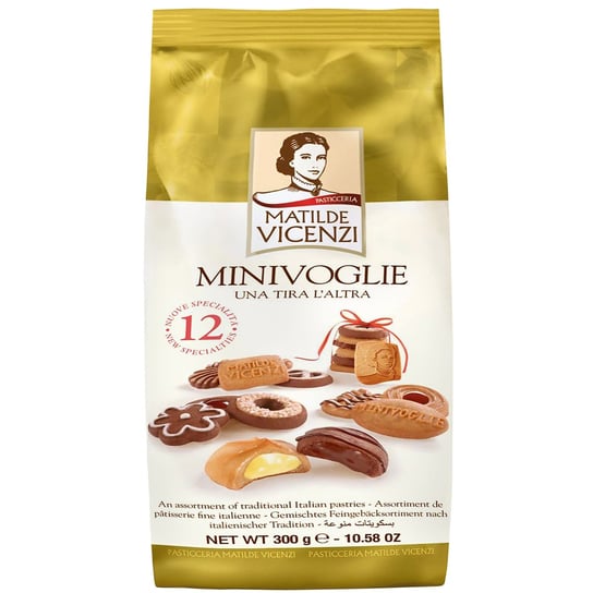 Matilde Vicenzi Minivoglie - Mieszanka Włoskich, Mini Ciastek 300G 3 Paczki sarcia.eu