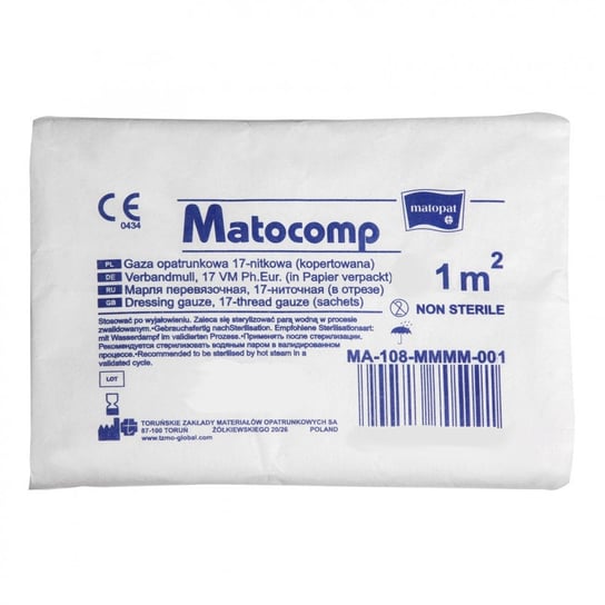 Matopat, Matocomp, gaza opatrunkowa, 1 szt. Matopat