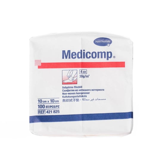 Matopat, Medicomp, kompresy, 10x10 cm, 100 szt. Matopat