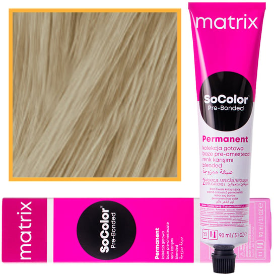 Matrix So Color Pre Bond profesjonalna farba do włosów kolor 10G Ekstra Jasny Blond Złoty 90 ml, kremowa konsystencja Matrix