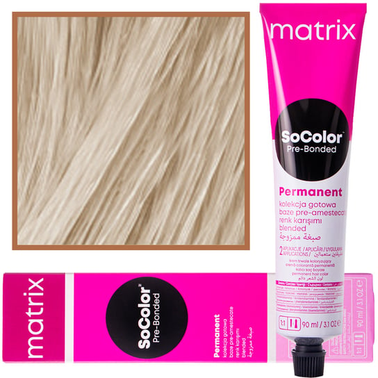 Matrix So Color Pre Bond profesjonalna farba do włosów kolor 11N High Lift Blond Neutralny 90 ml, kremowa konsystencja Matrix