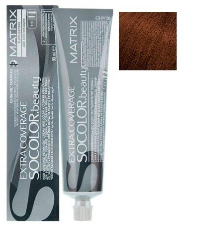Matrix, Socolor Beauty Extra Coverage, farba do włosów 505BC Light Brown Copper, 90 ml Matrix
