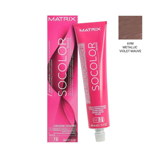 Matrix, Socolor Beauty Mixed Metal, farba do włosów – metaliczne odcienie (6VM), 90 ml Matrix