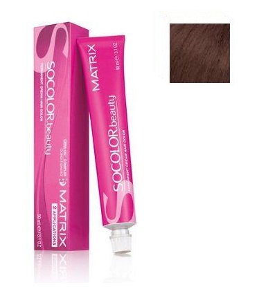Matrix, Socolor Beauty Permanent Cream Hair Colour, farba do włosów 5W Light Brown Warm, 90 ml Matrix