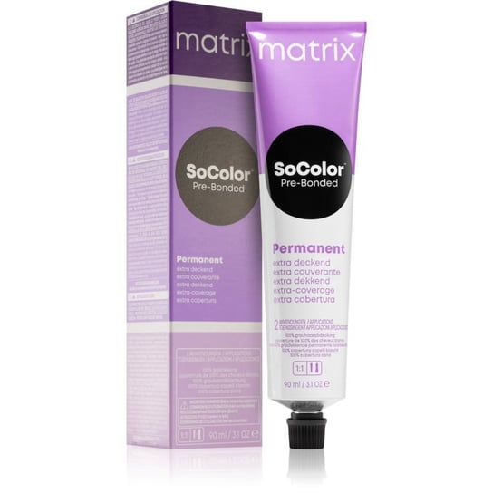 Matrix SoColor Pre-Bonded Extra Coverage trwały kolor włosów odcień 506N Dunkelblond Natur 90 ml Matrix