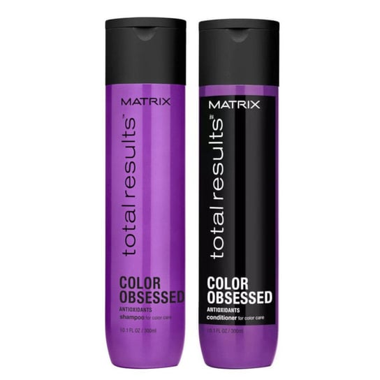 Matrix Total Results Color Obsessed, Zestaw do włosów farbowanych: szampon 300ml + odżywka 300ml Matrix