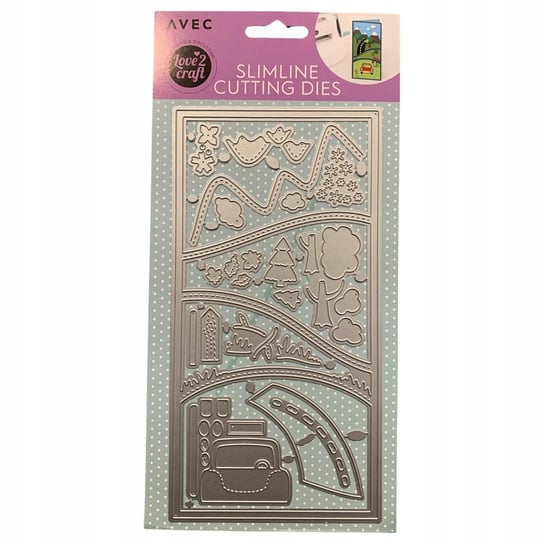 Matryce Do Wycinania Wykrojnik Szablon Slimline Cutting Dies 10 X 21Cm Avec Avec