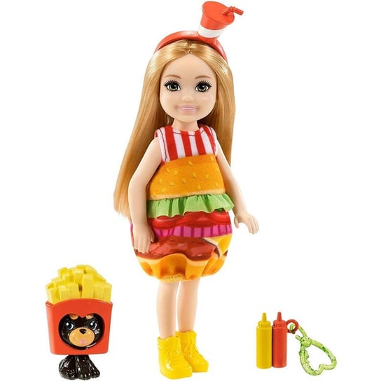 Mattel Barbie Chelsea Z Akcesoriami Zestaw Fast Food Ghv69 Grp69 Mattel