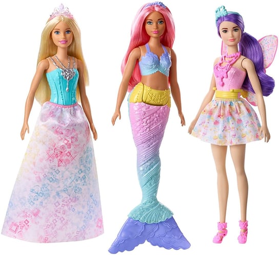 Mattel, Barbie, Dreamtopia, Zestaw 3 lalek Mattel