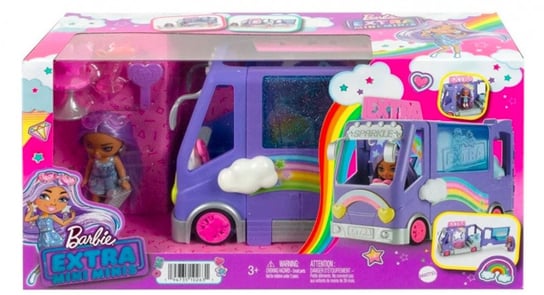 Mattel, Barbie Extra Minibus koncertowy + lalka Mattel