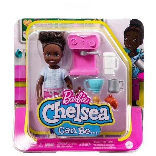 Mattel, Barbie, Lalka Chelsea Możesz być Kariera Barista Mattel
