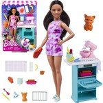 Mattel Barbie lalka kucharka z kotkiem Mattel