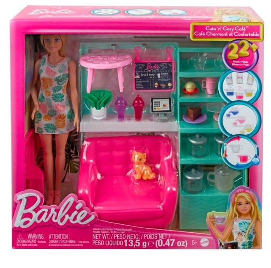 Mattel, Barbie Lalka Relaks w kafejce Mattel