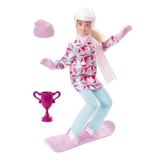 Mattel, Barbie lalka sporty zimowe Snowboardzistka Barbie Career