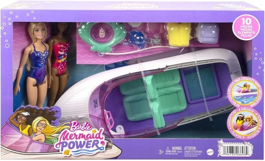 Mattel, Barbie łódź, 2 Lalki, Zestaw filmowy, Hhg60 Wb2 Mattel