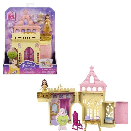 Mattel, Disney, Mała lalka Princess Bella i zamek Mattel