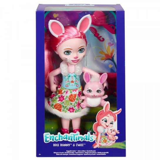 Mattel, Enchantimals, lalka ze zwierzątkiem Enchantimals