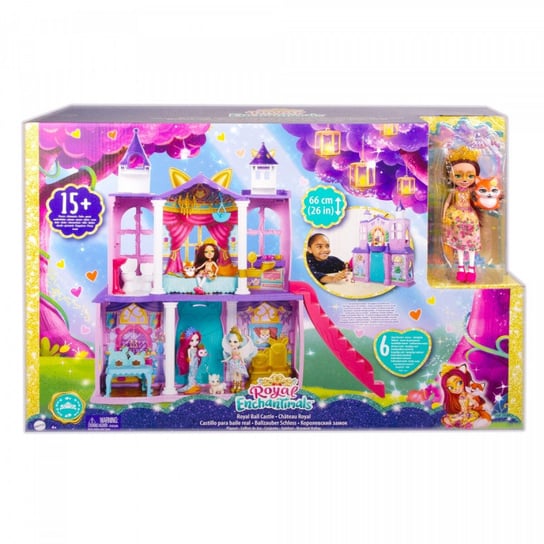 Mattel, Enchantimals, zestaw z lalką Królewski pałac Enchantimals