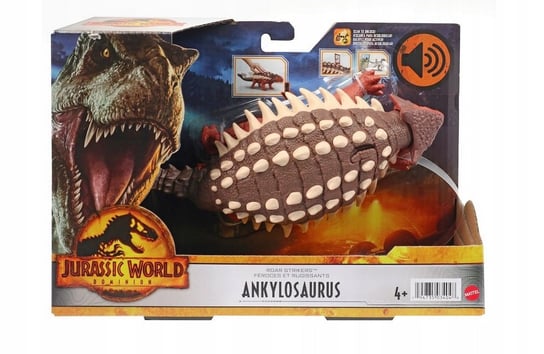 Mattel Jurassic World Ankylosaurus Dźwięki Dinozau Mattel
