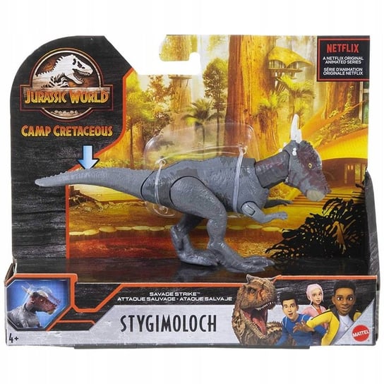 Mattel, Jurassic World, Dinozaur#2, szary Mattel