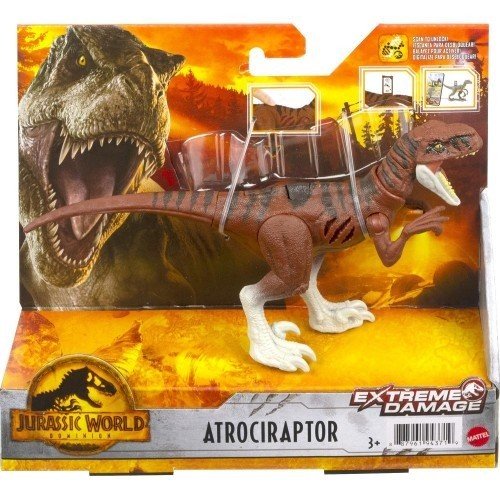 Mattel Jurassic World Dominion Dinozaur po Walce Atrociraptor GWN13 GWN19 Jurassic World