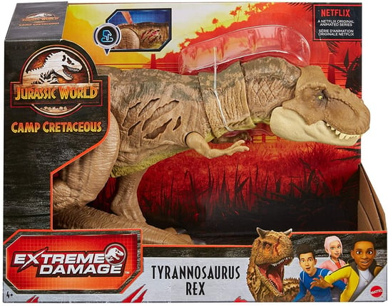 Mattel, Jurassic World, Figurka, GWN26 Extreme Damage T-REX Mattel