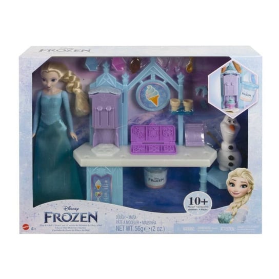 Mattel, Kraina Lodu, Figurki Elsa i Olaf lodowe przysmaki Mattel
