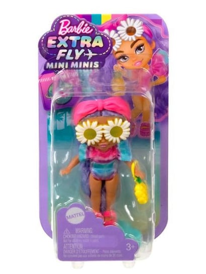 Mattel, Lalka Barbie Extra Mini Minis plaża Mattel