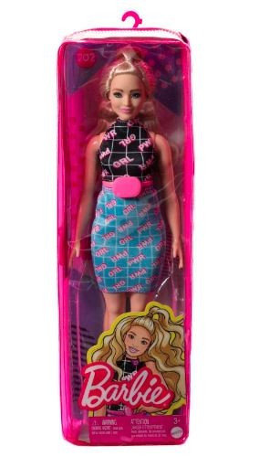Mattel, Lalka Barbie Fashionistas Power Girl krągłe kształty Mattel