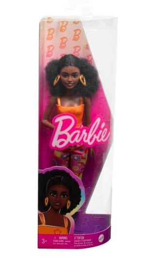Mattel, Lalka Barbie Fashionistas z kręconymi włosami niska Mattel